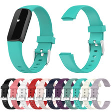 For Fitbit Luxe Strap Silicone Buckle Replacement Sport Watch Band