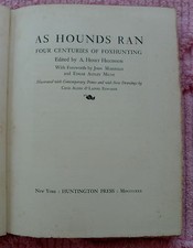 AS HOUNDS RAN FOXHUNTING