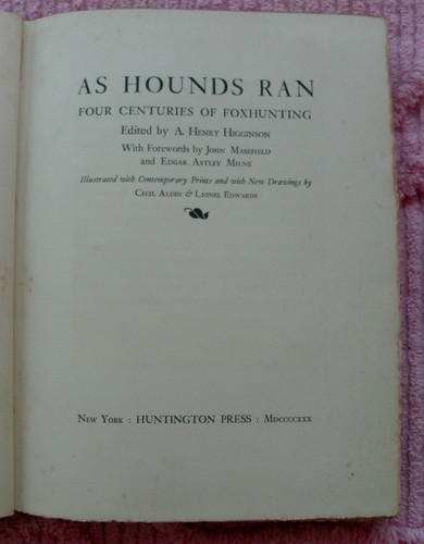 Hounds ran foxhunting - hounds,