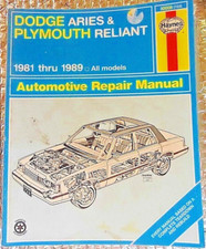 Haynes auto repair - manual, book