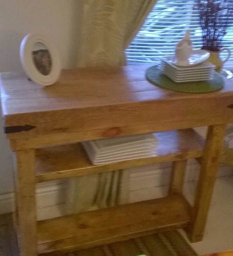 Kitchen island butcher - kitchen, block