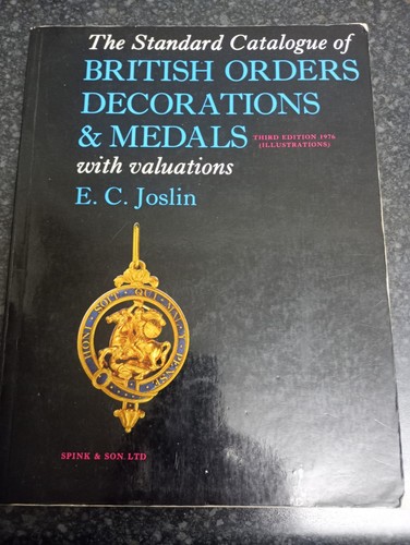 Catalogue british orders - of,