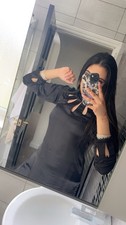 3 Piece Satin Cutout Neck