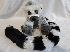 ZSL soft plush Lemur, 16cm tall, 50cm tail