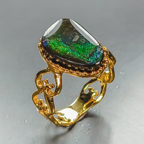 Handmade ring natural - ring, 9
