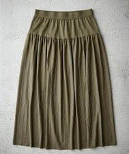 Khaki Gypsy Skirt - Boho Style