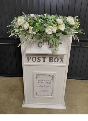 Wedding post box solid wood - wood, in