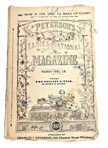 Antique dec 1869 peterson - antique, peterson's