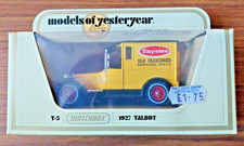 MATCHBOX MODELS OF YESTERYEAR