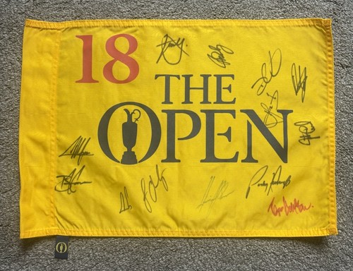 The open 18th hole - open,