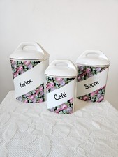 Vintage French Set 3 Floral