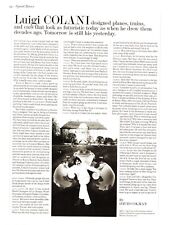 ROLL13. MAGAZINE ARTICLE & PICTURES : LUIGI COLANI