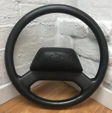 Genuine OEM Land Rover Defender XS black leather steering wheel. 36 SPLINE.  15A
