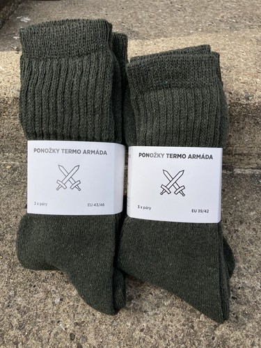 Army surplus socks czech - czech, new