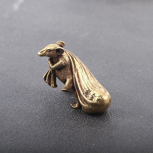Chinese bronze fortune mouse - bronze,