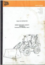 JCB MODEL 3CX CONTRACTOR SIDESHIFT ORIGINAL 1998 FACTORY PARTS CATALOGUE
