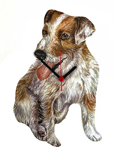 Jack russell clock - russell,