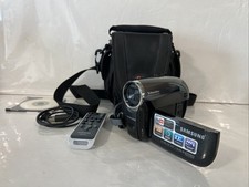 Samsung VP-DX100 Compact Mini DVD Camcorder Silver Tested Working ( No Charger )