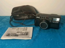 Nikon TWZOOM 105 Film Camera Nikon Case, Instructions, & New Battery