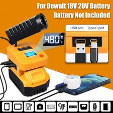 Cordless DIY Soldering Iron Station with 5x tips for Dewalt 18V 20V Battery