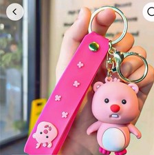 Pororo Loopy Plush Keychain