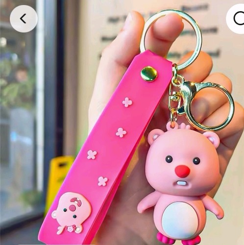 Pororo loopy plush keychain - plush,