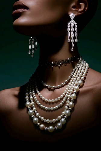Imitation pearl layer - imitation, 5