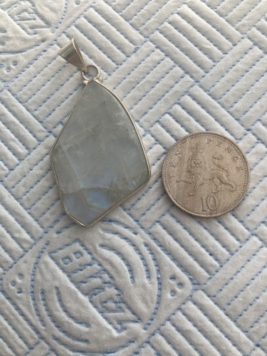 Silver moonstone geometric - silver,