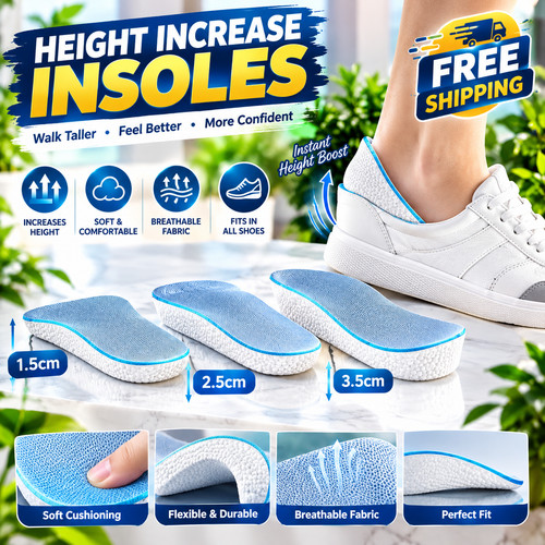 Height increase insoles men - increase,