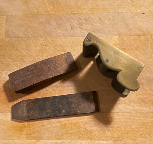 Wood brass rabbet plane 1 - rabbet,