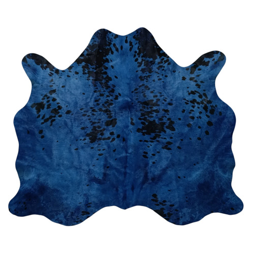 Real cowhide rug dyed - cowhide,