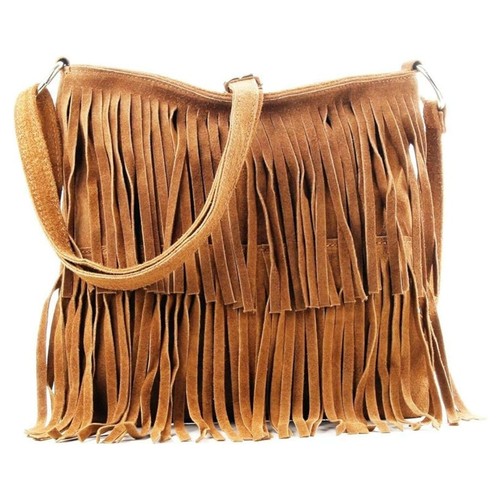 Ladies genuine leather - leather, tassel