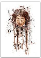 Jim Morrison Abstract Poster