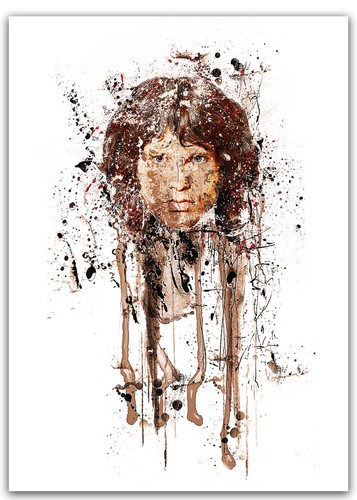 Jim morrison abstract poster - morrison,