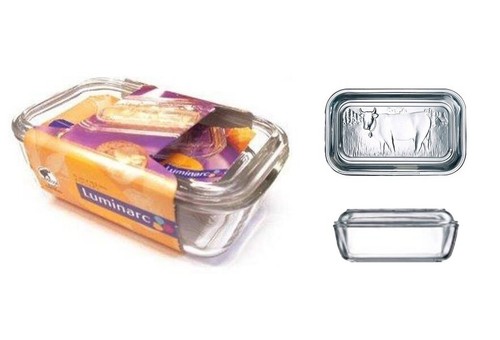 Luminarc glass butter - glass, dish