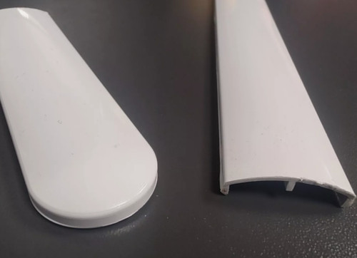Pair window board end - pair, caps