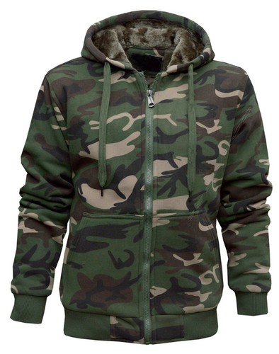 Mens camouflage hoodie fur - mens,