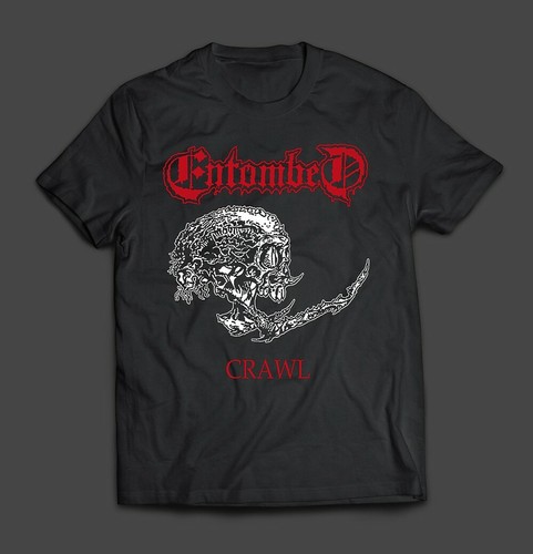 Entombed crawl t shirt - entombed, t-shirt