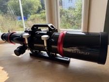 StellaMira 90mm ED Triplet f/6 Refractor Telescope and 1x & 0.8x fieldflatteners
