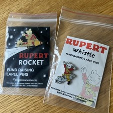Rupert Bear Pin Badges