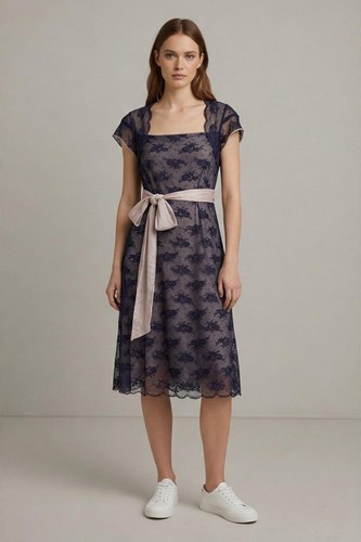 Nancy mac purple floral - purple, lace