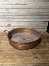 Vintage Copper Shallow Pot/pan
