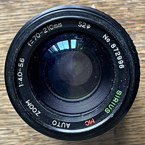 Sirius 210mm auto zoom - 210mm,