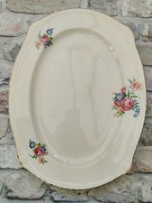 Royal Harvey Vintage Serving Plate. Ceramic. Floral Pattern.