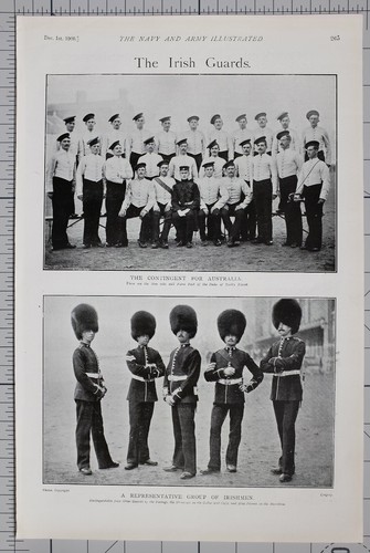 1900 print irish guards - print,