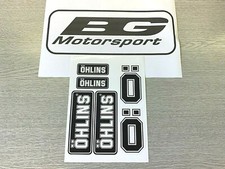 Set ohlins stickers black - of,