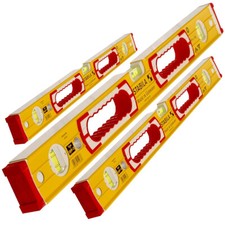 Stabila 196-2 Spirit Level 3 Piece Combo Set 180cm 120cm 60cm Levels
