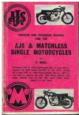 AJS G2 G3 G5 G80 & MATCHLESS 14 16 18 INCL C S CS CSR MCS '58-64 REPAIR HANDBOOK