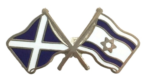 Scotland israel flags - scotland,