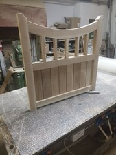solid oak garden gate